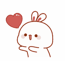 heart bunny