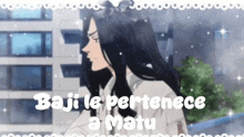 a picture of a person with the words baju le pertenece a matu
