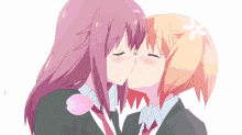 Kiss Kissing GIF - Kiss Kissing Anime Girl GIFs