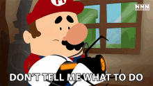 Dont Tell Me What To Do Mario GIF