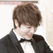 Super Junior Donghae GIF - Super Junior Donghae Black Suit GIFs