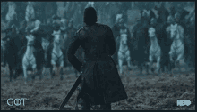 Jon Snow Battle GIF - Jon Snow Battle Horses GIFs