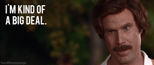 Kind Of… GIF - Big Deal Anchorman Excited GIFs