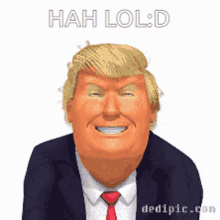 Donald Trump Trump GIF - Donald Trump Trump Hahlol GIFs