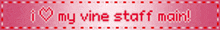 a pink background with the words " my vine staff mail "