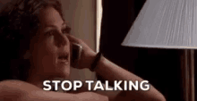 Erin Krakow Stop Talking GIF - Erin Krakow Stop Talking Army Wives GIFs