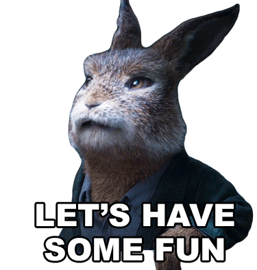 Lets Have Some Fun Barnabas Sticker - Lets Have Some Fun Barnabas Peter Rabbit2the Runaway Stickers