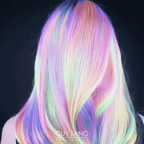 pastel rainbow hair tumblr