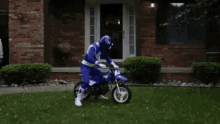 Power Rangers Bike GIF - Power Rangers Bike Blue Ranger GIFs