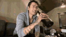 Drink Anthony Kongphan GIF - Drink Anthony Kongphan Beer GIFs