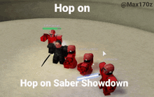 Saber Showdown Max170z GIF - Saber Showdown Max170z Hop On GIFs