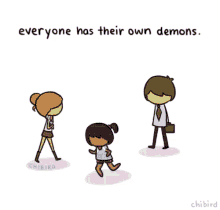 Everyone Has Demons Cartoon GIF