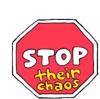 Ignore The Chaos Chaos Sticker - Ignore The Chaos Chaos Dont React Stickers