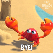 Bye See You Later Crabby GIF - Bye See You Later Crabby Blippi GIFs