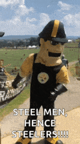 Pittsburgh Steelers Steely Mcbeam GIF - Pittsburgh Steelers Steely Mcbeam Mascot GIFs