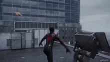 Chasing Drone Miles Morales GIF - Chasing Drone Miles Morales Spider-man GIFs