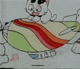 Tama And Friends Blimp GIF - Tama And Friends Blimp Plane GIFs
