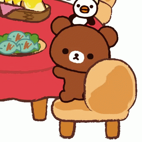 Rilakkuma And Friends Eating GIF - Rilakkuma And Friends Eating Snacks GIFs