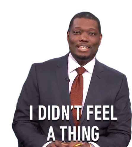 I Didnt Feel A Thing Saturday Night Live Sticker - I Didnt Feel A Thing Saturday Night Live Snl Weekend Update Stickers