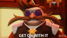 Get On With It Dr Eggman GIF - Get On With It Dr Eggman Sonic Prime GIFs