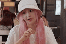 Pink Hair Wu Jiayi GIF - Pink Hair Wu Jiayi Wujiayi GIFs