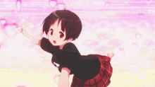 anime cute wink heart love