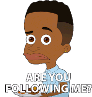 Are You Following Me Elijah Sticker - Are You Following Me Elijah Big Mouth Stickers