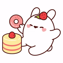 white rabbit red cheek sweet tooth cake