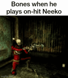 On Hit Neeko Bones GIF - On Hit Neeko On Hit Bones GIFs