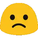 a yellow smiley face with a black mustache and black eyes on a white background .