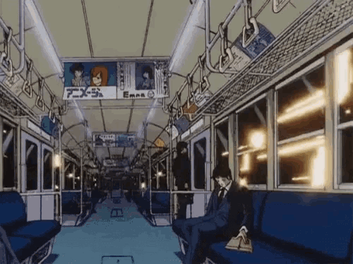GIF Anime go by Train by LordKazuto on DeviantArt