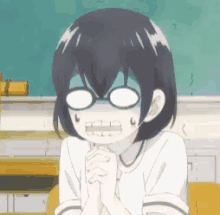 Anime Scared GIF - Anime Scared Nervous GIFs