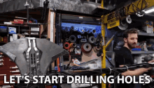 lets start drilling holes process procedure instruction steps