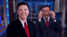 James Comey Smiling GIF - James Comey Smiling Stephen Colbert GIFs
