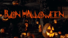 Halloween Buon Halloween Zucca Jack O' Lantern Notte Di Halloween Dolcetto O Scherzetto GIF - Halloween Happy Halloween Pumpkin GIFs