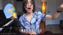 Aidan Gallagher Water Bottle GIF
