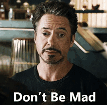 Don'T Be Mad GIF - Dont Be Mad Robert Downey Jr Eeks GIFs