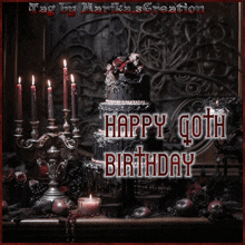 Gothic Birthday Birthday Wishes GIF