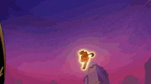 a pixel art of a monkey with glowing eyes flying through the air