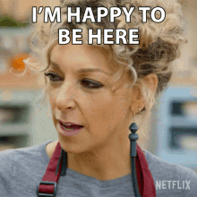 Im Happy To Be Here Kate Henry GIF - Im Happy To Be Here Kate Henry The Great British Baking Show Holidays GIFs