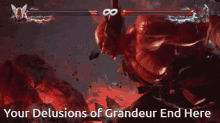 Your Delusions Of Grandeur End Here Tekken GIF - Your Delusions Of Grandeur End Here Tekken Heihachi Vs Kazuya GIFs