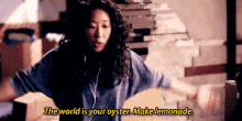 Greys Anatomy Cristina Yang GIF - Greys Anatomy Cristina Yang The World Is Your Oyster GIFs