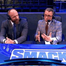 triple h michael cole commentary wwe smack down