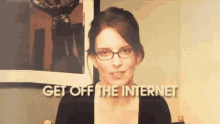 Night Get Off The Internet Its Time To Go To Bed GIF - Night Get Off The Internet Its Time To Go To Bed Tina Fey GIFs