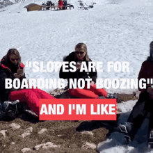 Vanboo On The Slopes Cheers GIF - Vanboo On The Slopes Cheers Boarding GIFs