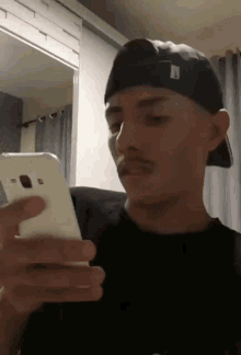 Boy Shocked Boy Holding Phone GIF