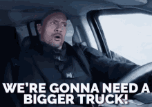 Dwayne Johnson Driving GIF - Dwayne Johnson Driving Bigger Truck GIFs