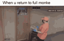 monke return to monke monkey pizza pizza delivery
