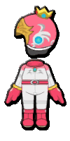 Peach Mii Racing Suit Princess Peach Sticker