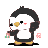 Cute Penguin Sticker - Cute Penguin Dancing Stickers